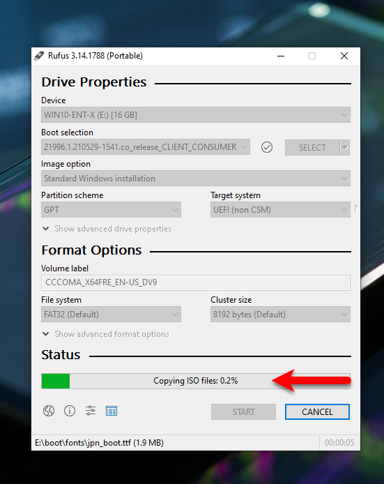 Create Bootable USB Flash Drive