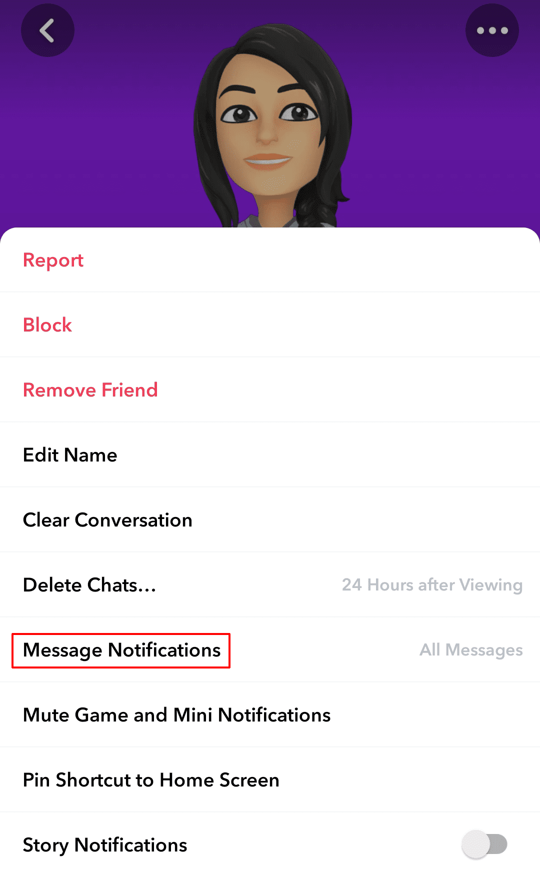 Turn Off Typing Notifications On Snapchat