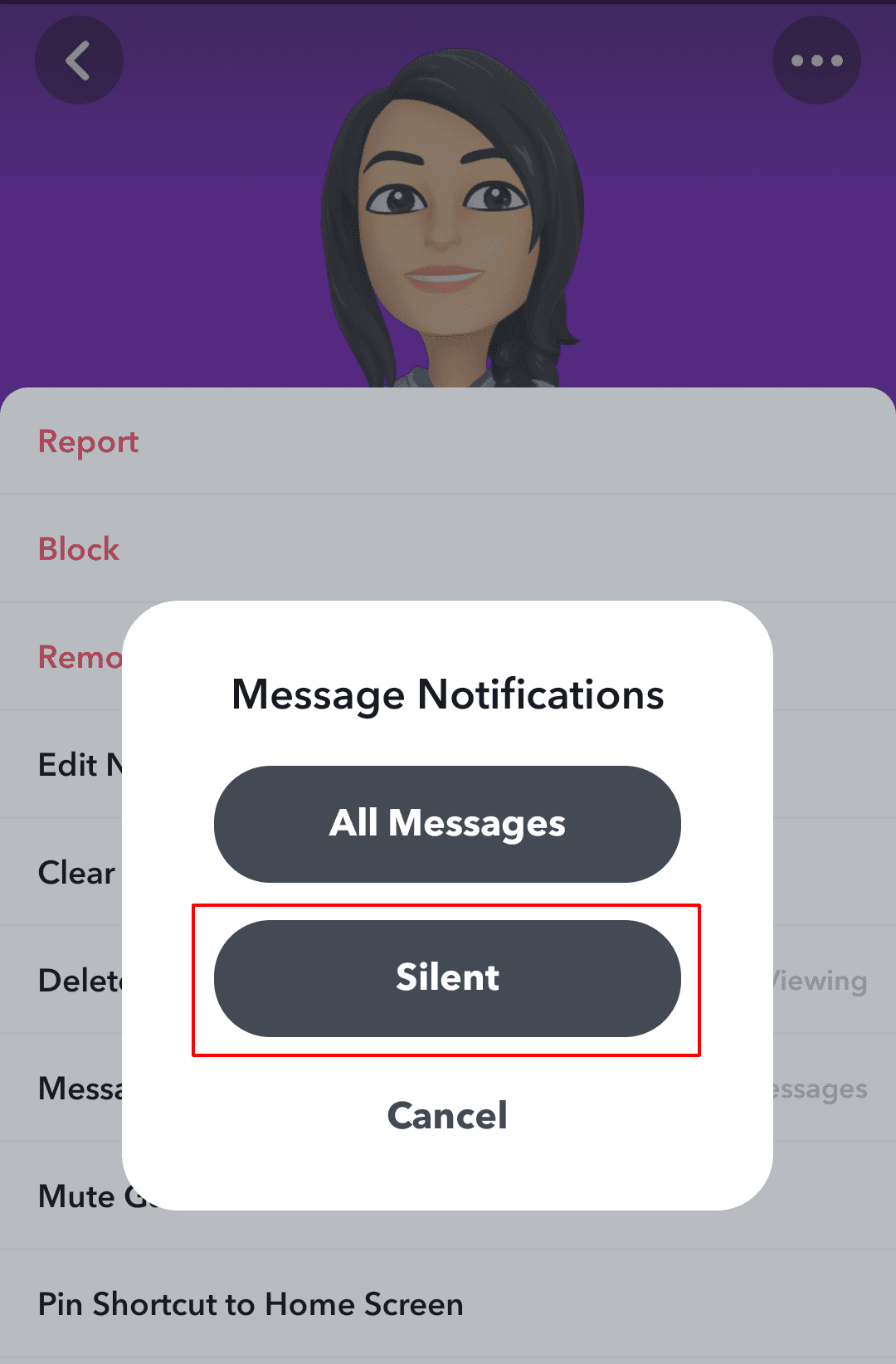 Turn Off Typing Notifications On Snapchat