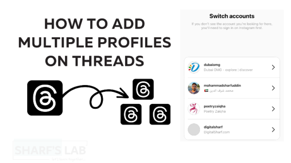 How to Add Multiple Profiles on Threads